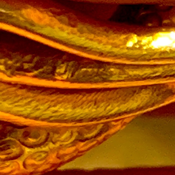 Vintage 18K Gold Large Snake Ring w/ruby eyes - Picture 13 of 13